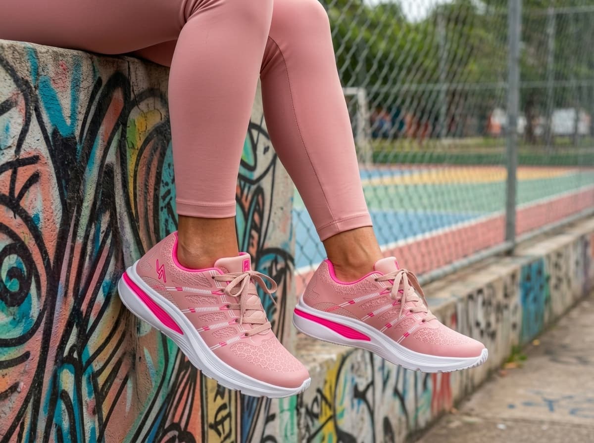 Tenis Esportivo Feminino Sola Antiderrapante